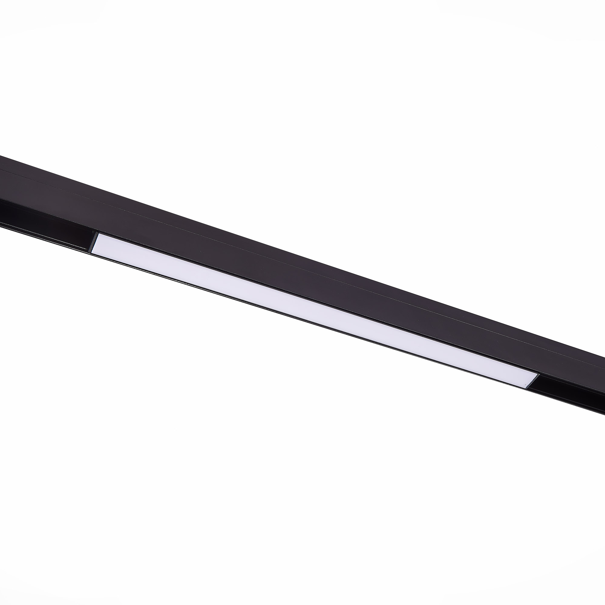 ST360.436.12 Магнитный трековый светильник Черный LED 1*12W 3000K 780Lm Ra>90 120 IP20 L406xW22xH44 СКАЙЛАЙН 48V, фото 2