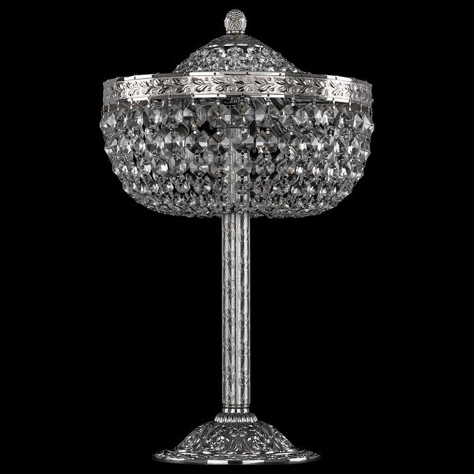Настольная лампа декоративная Bohemia Ivele Crystal 1911 19111L6/25IV Ni, фото 2
