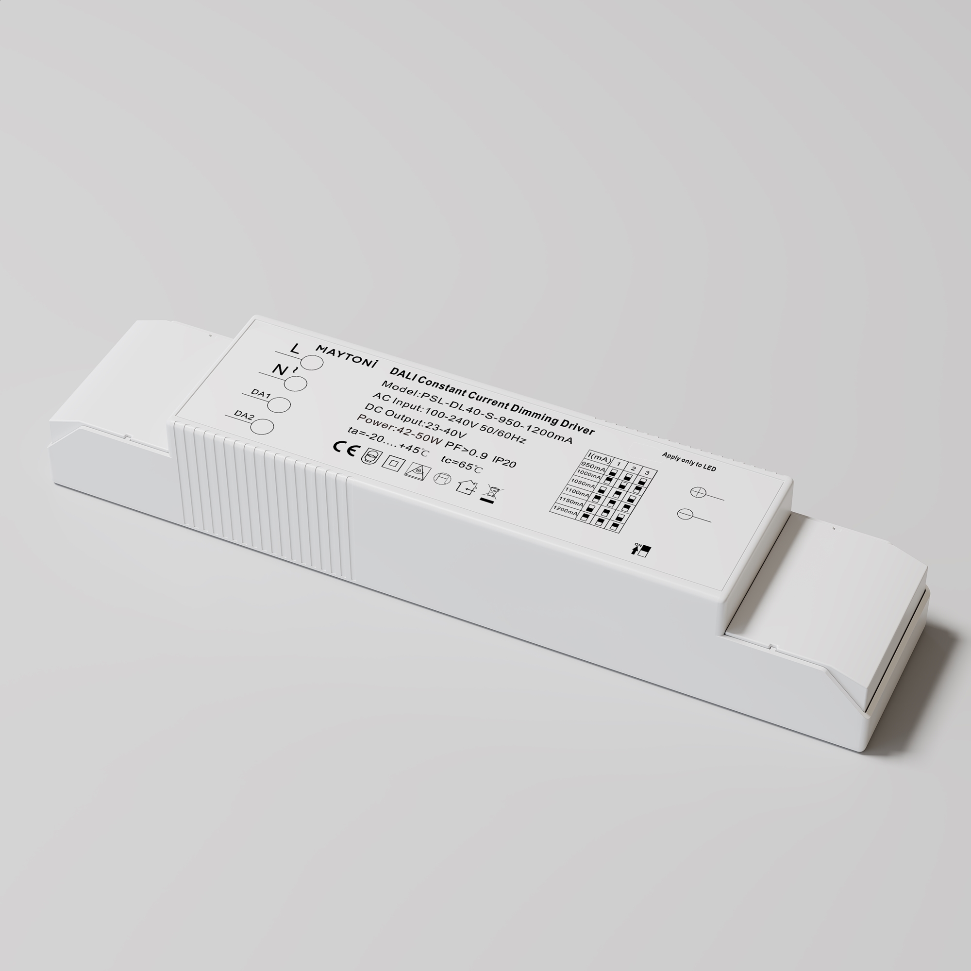 Источник тока Lighting control PSL-DL40-S-950-1200mA, фото 3