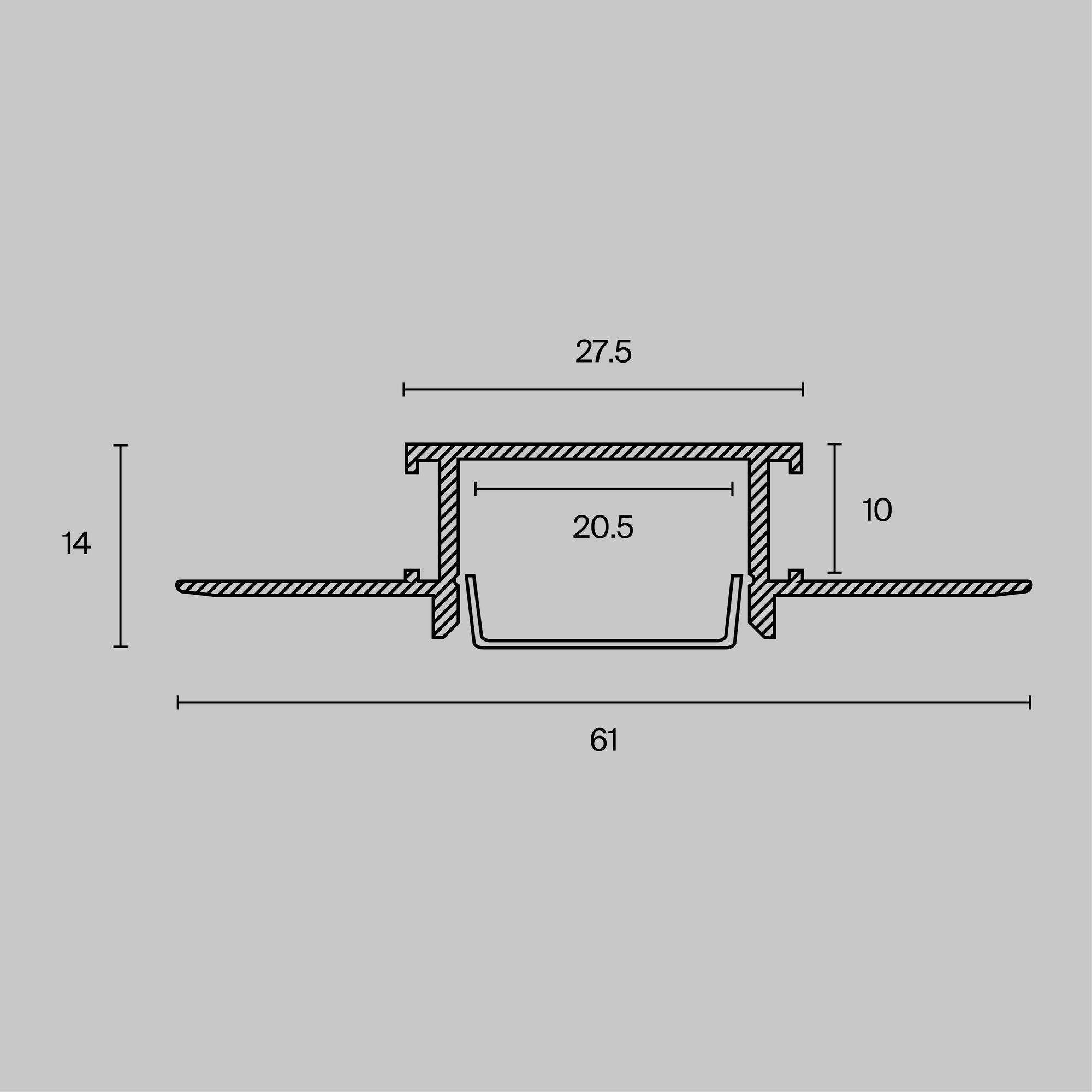 Профиль Led Strip ALM011S-2M, фото 3