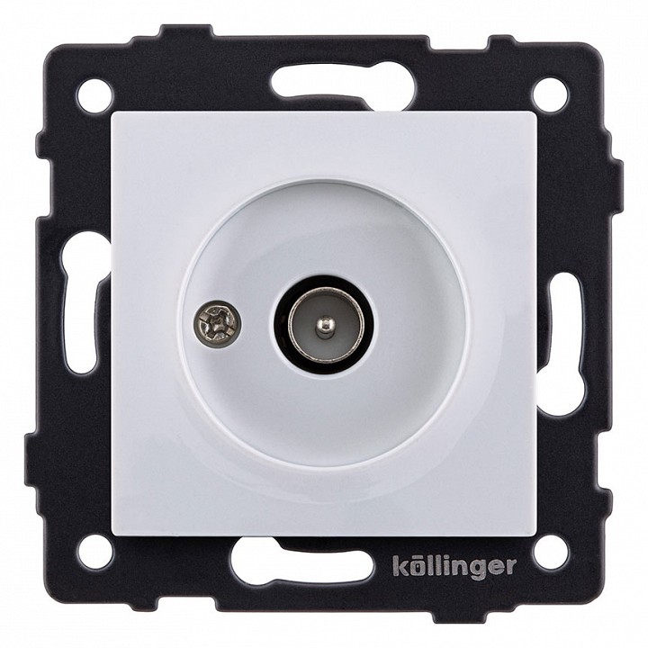 ТВ-розетка без рамки Kollinger  REA-007WH, фото 1