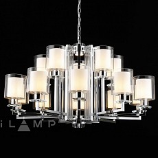 Подвесная люстра iLamp King RM6201-10+5 CR+CL, фото 1