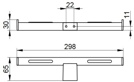 14963010003 PLAN Двойной держатель для туалетной бумаги, хром, фото 3