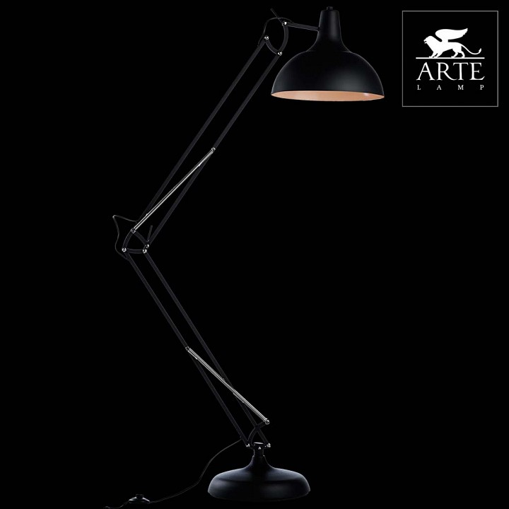 Торшер Arte Lamp Goliath A2487PN-1BK, фото 4