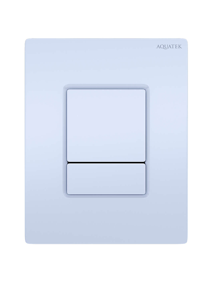 PNN-0000001 (025AQ) Панель смыва Белая глянец для INSP-0000002 Pneumo N, фото 1