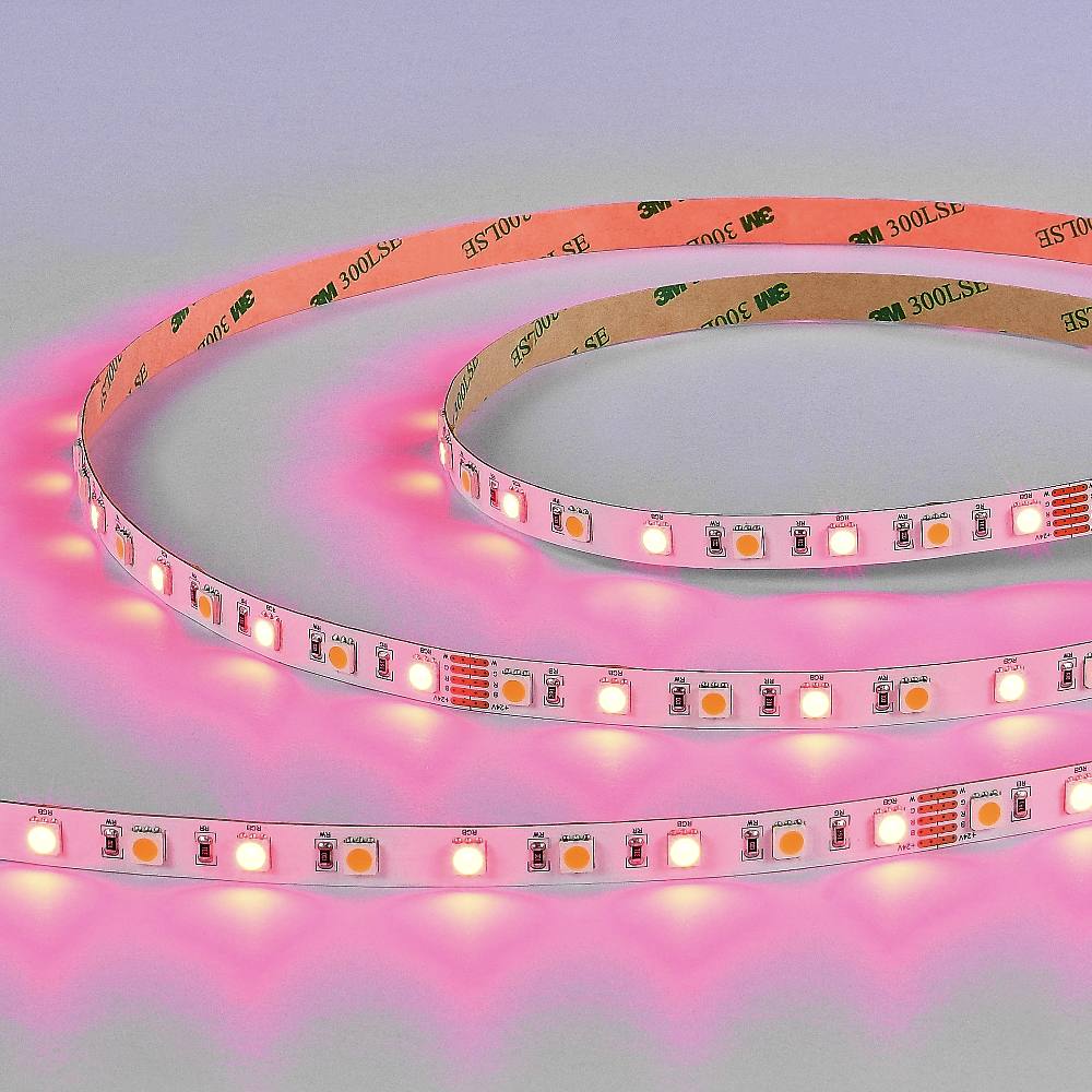 ST5019.418.20RGBW Светодиодная лента SMD5050 - 17.28W/M RGB+4000K 300Lm Ra>90 IP20 L5000xW10xH- 24V Светодиодные ленты, фото 3