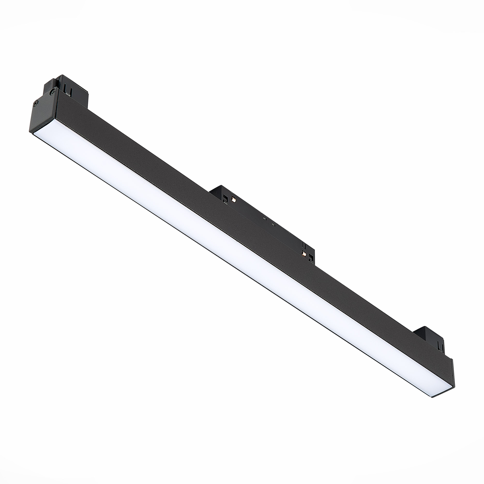 ST360.436.12 Магнитный трековый светильник Черный LED 1*12W 3000K 780Lm Ra>90 120 IP20 L406xW22xH44 СКАЙЛАЙН 48V, фото 3