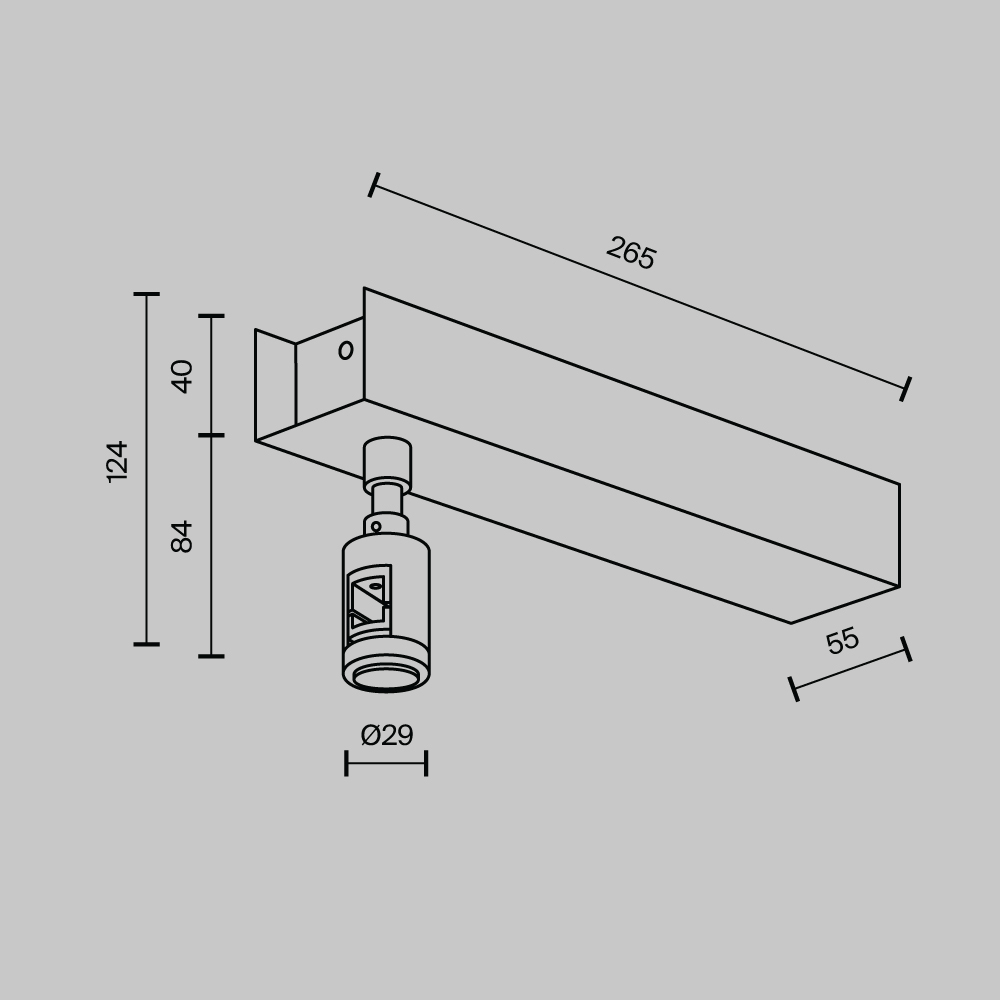 Комплектующие для систем освещения с токоведущими элементами Technical TRA156C-BB1-PT, фото 5