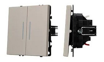 Кнопка звонка с подсветкой без рамки Arlight SWT-NOBE 061787(1)