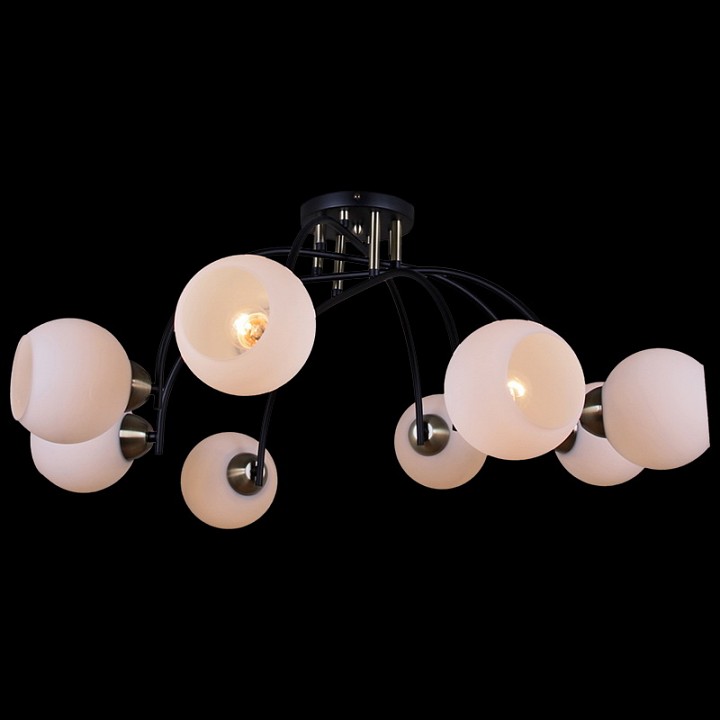 Потолочная люстра ILLUMICO  IL0250-8CSQ-79 BK AB, фото 3