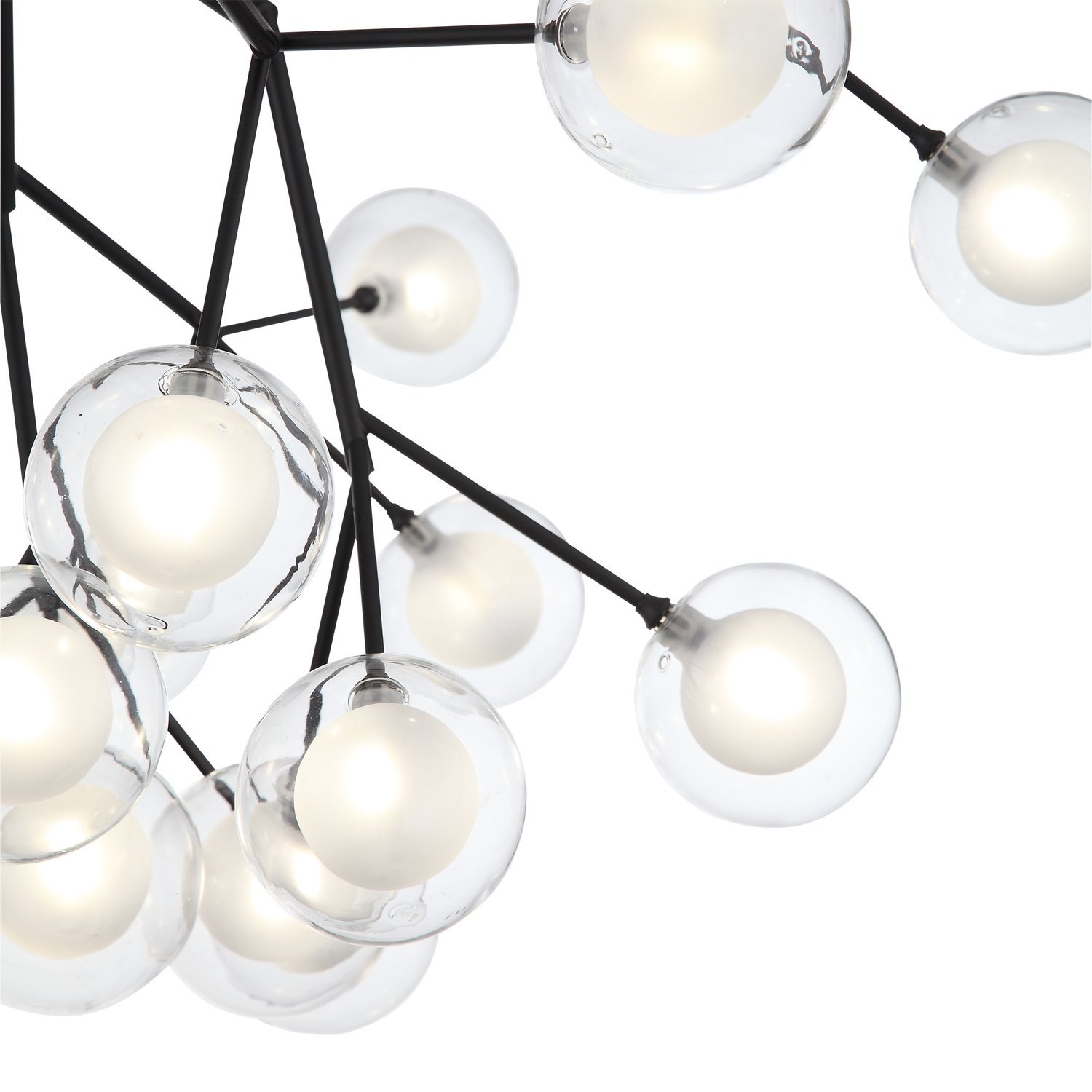 SL376.403.27 Светильник подвесной ST-Luce Черный/Прозрачный, Белый G4 LED 27*2W ДЕМЕЛЕ, фото 2