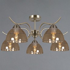 Люстра на штанге ILLUMICO AREZZO IL0733-5CSQ-25 AB AREZZO
