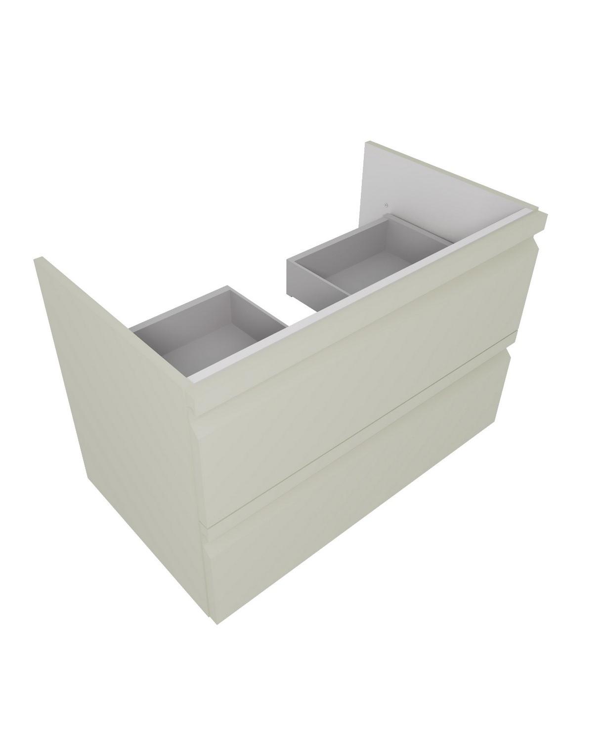 AQ77060-GS Комплект мебели: Тумба 60см ВЕГА с раковиной AQ0460-00, 2 ящика, цвет шалфей зеленый, фото 4