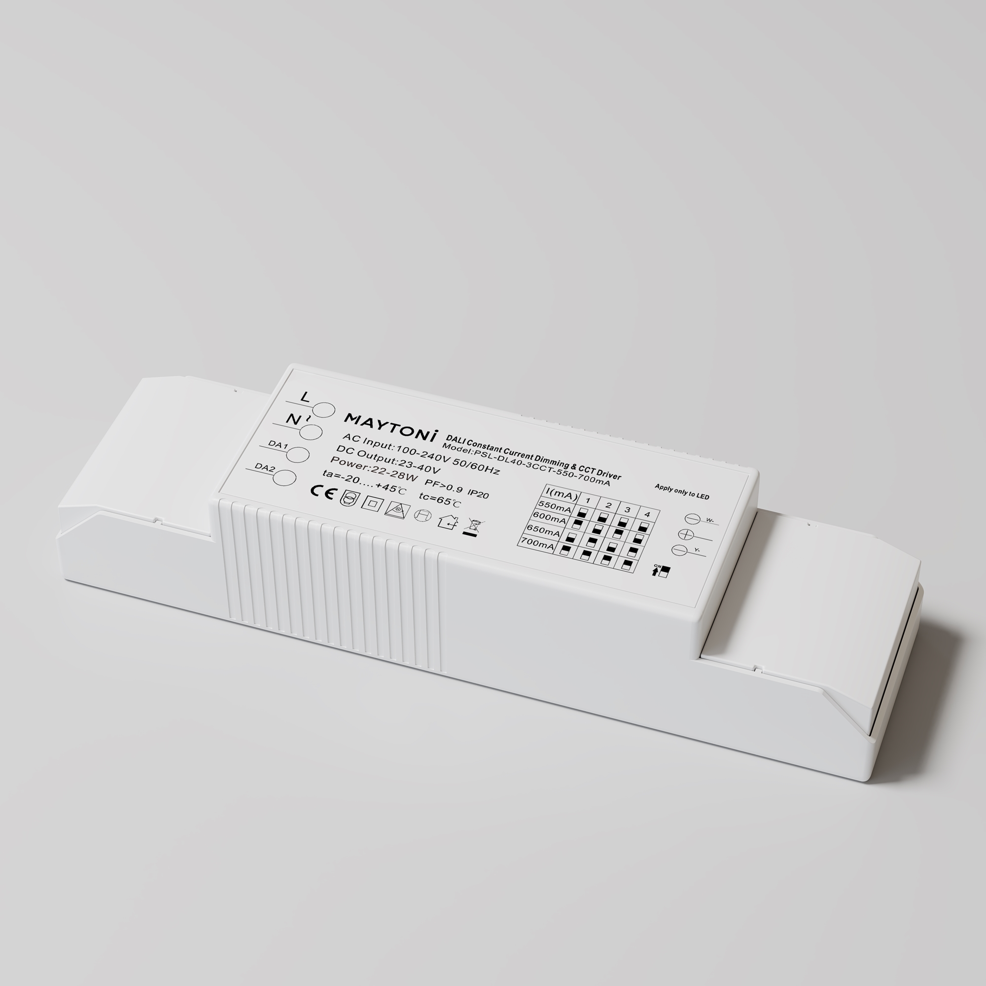 Источник тока Lighting control PSL-DL40-3CCT-550-700mA, фото 2