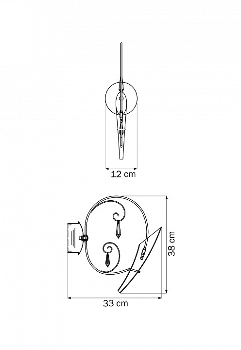 Бра Lightstar Scarabeo 755614, фото 4