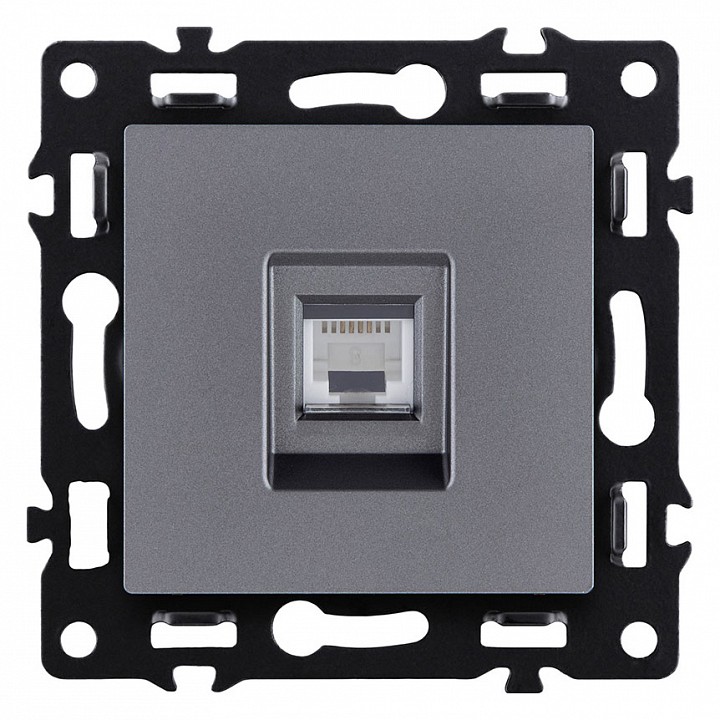 Розетка Ethernet RJ-45 без рамки Kollinger Asthetik AS-017GY, фото 1