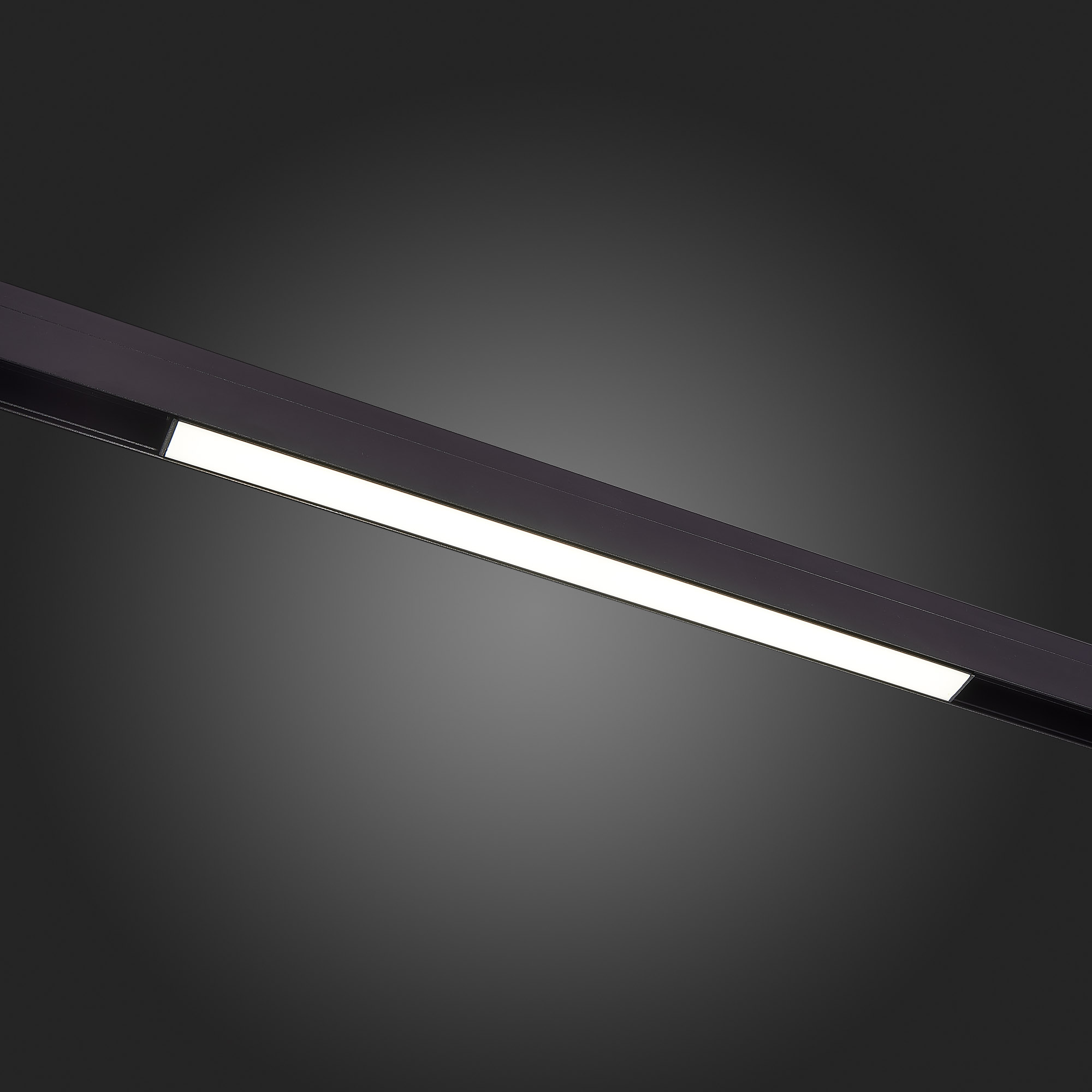 ST360.436.12DIM Магнитный трековый светильник Черный LED 1*12W 3000K 780Lm Ra>90 120 IP20 L406xW22xH СКАЙЛАЙН 48V, фото 2