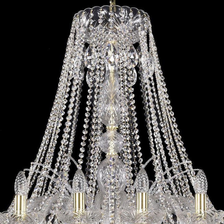 Подвесная люстра Bohemia Ivele Crystal 1411 1411/24/460/G, фото 5