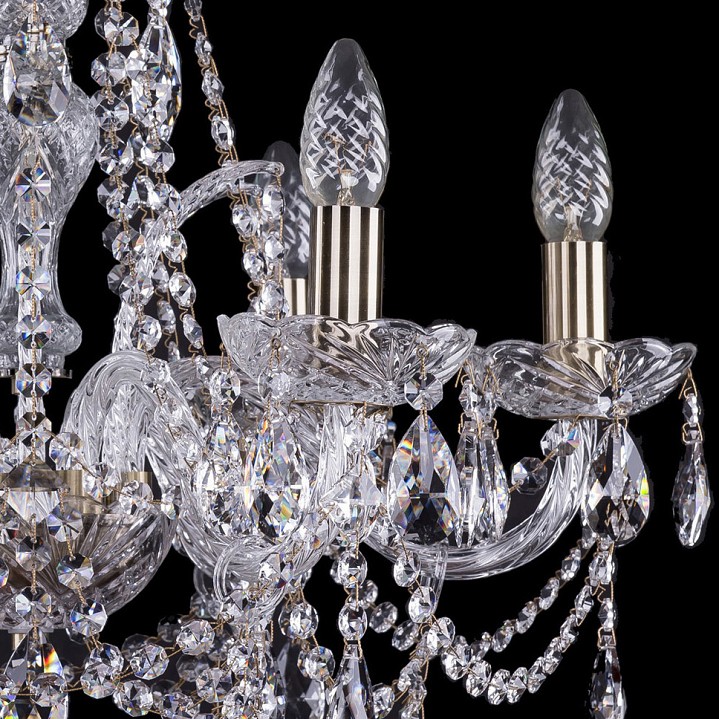 Подвесная люстра Bohemia Ivele Crystal 1411 1411/6/195/Pa, фото 3