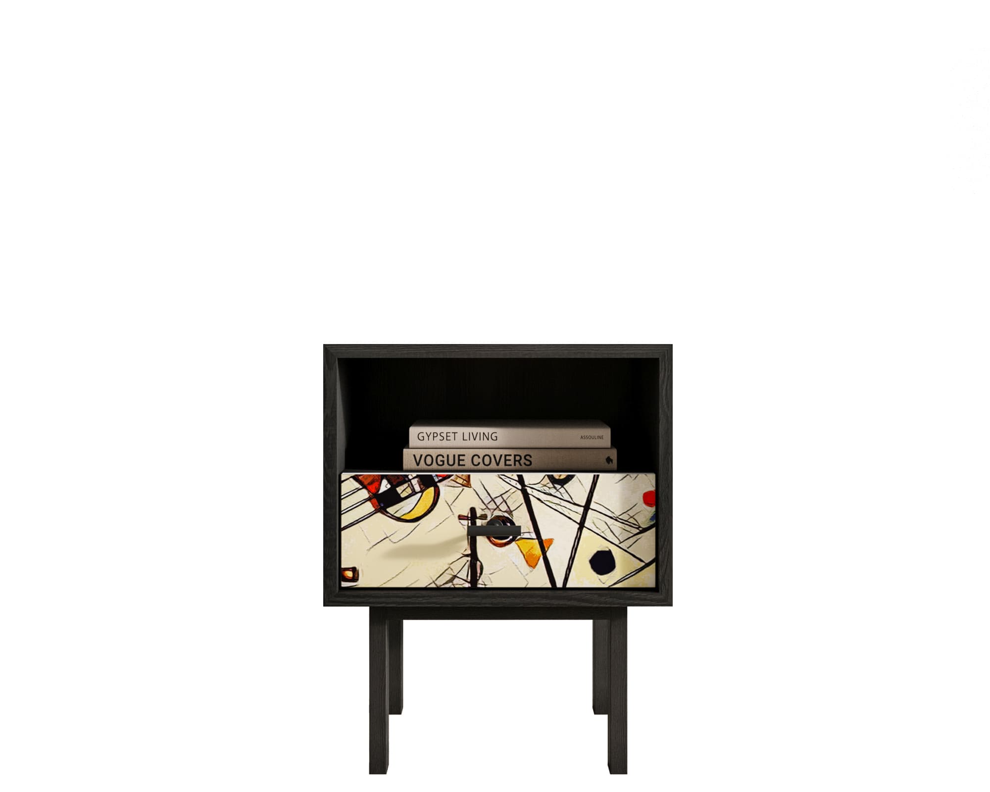 Тумбочка с нижним ящиком "Emerson" by Kandinsky арт EM17/Print_01, фото 1