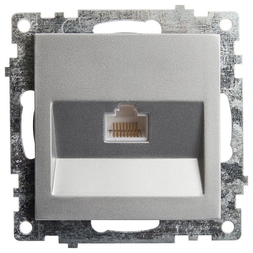 Розетка Ethernet RJ-45 без рамки Stekker Катрин 39585, фото 1