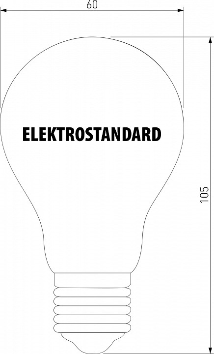Лампа светодиодная Elektrostandard Classic F E27 8Вт 3300K a048278, фото 4