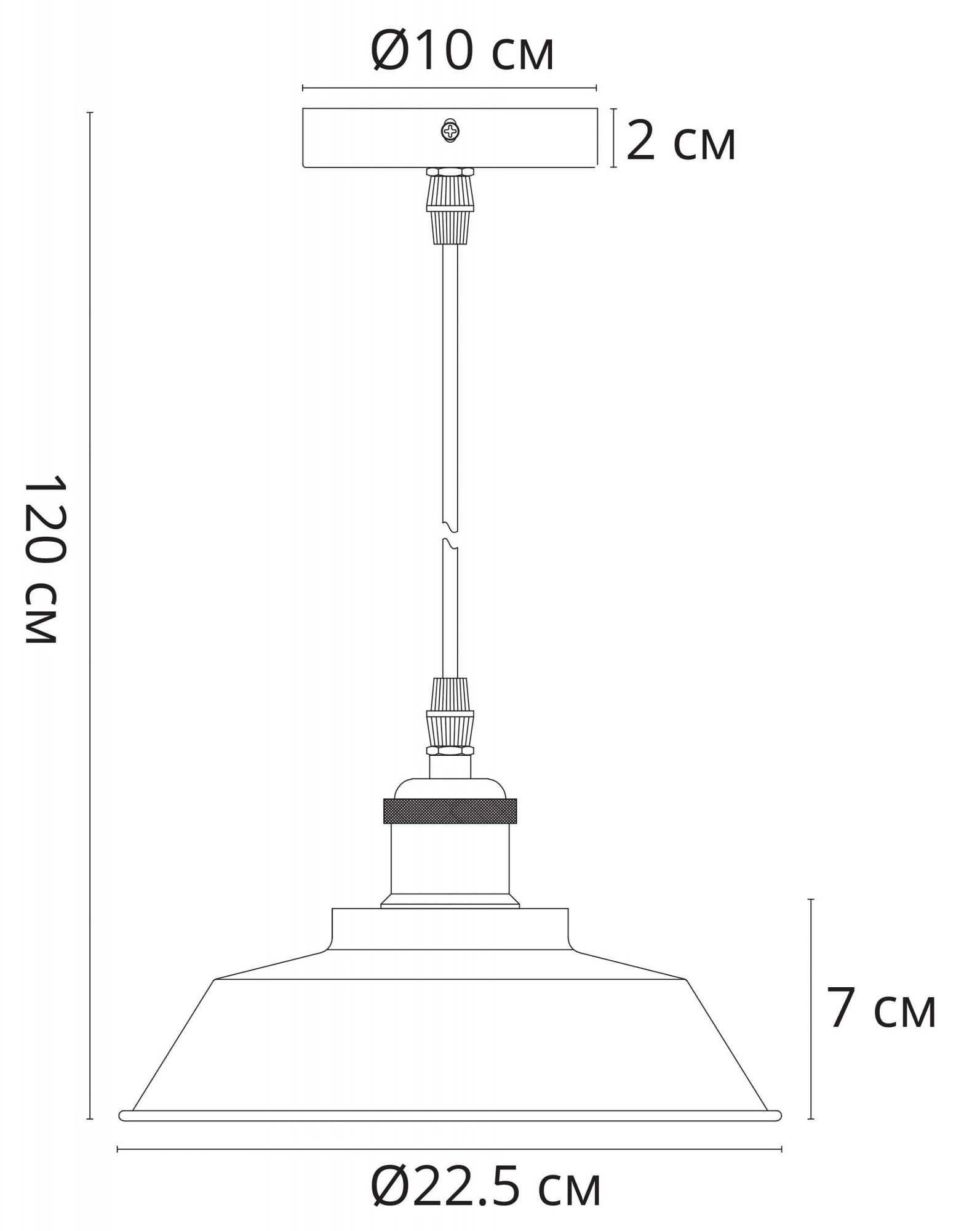 Подвесной светильник Arte Lamp Cappello A7038SP-1BK, фото 2