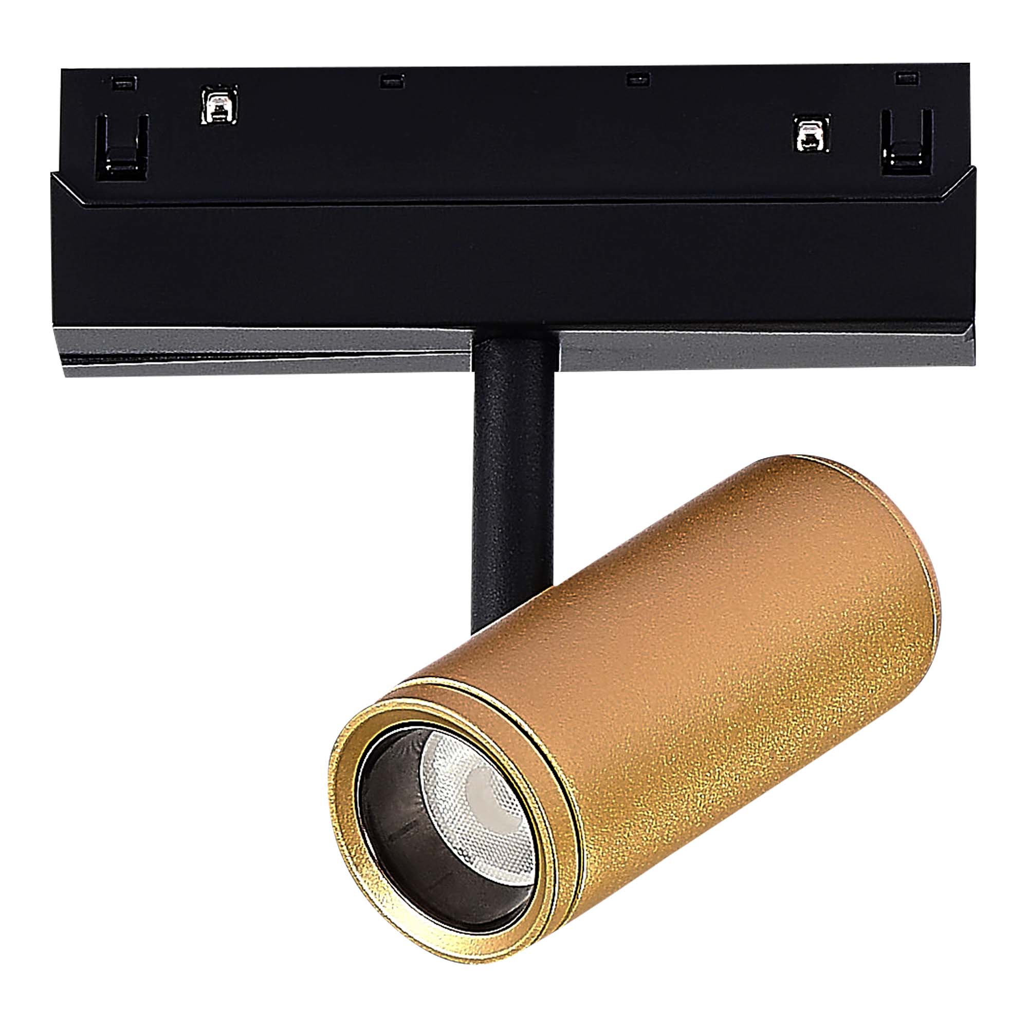 ST808.236.08 Магнитный трековый светильник Золотистый LED 1*8W 3000K 550Lm Ra>90 36° IP20 D42xH135 4 СКАЙЛАЙН 48V, фото 3
