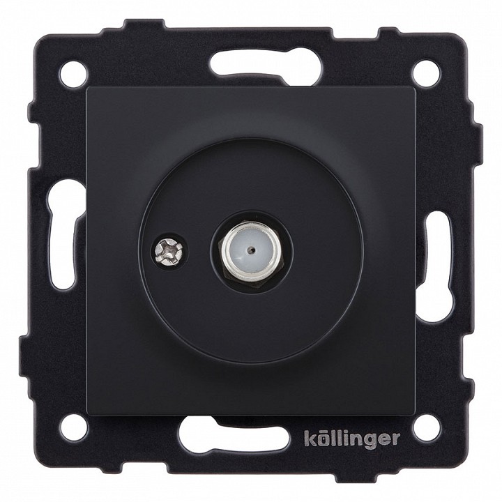 ТВ-розетка и SAT-розетка оконечная без рамки Kollinger  REA-020BM, фото 1