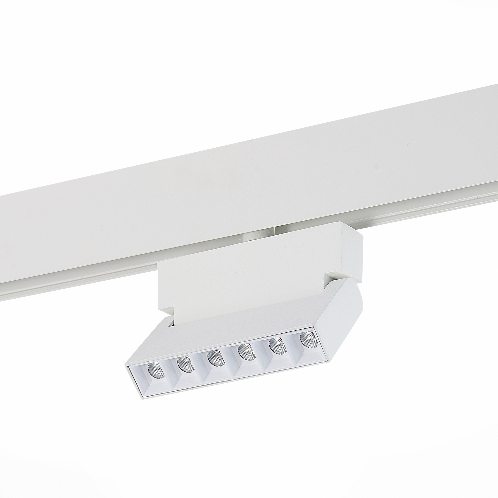 ST362.546.06 Магнитный трековый светильник белый LED 1*6W 4000K 532Lm Ra>80 36° IP20 L120xW22xH134 4 СКАЙЛАЙН 48V, фото 2