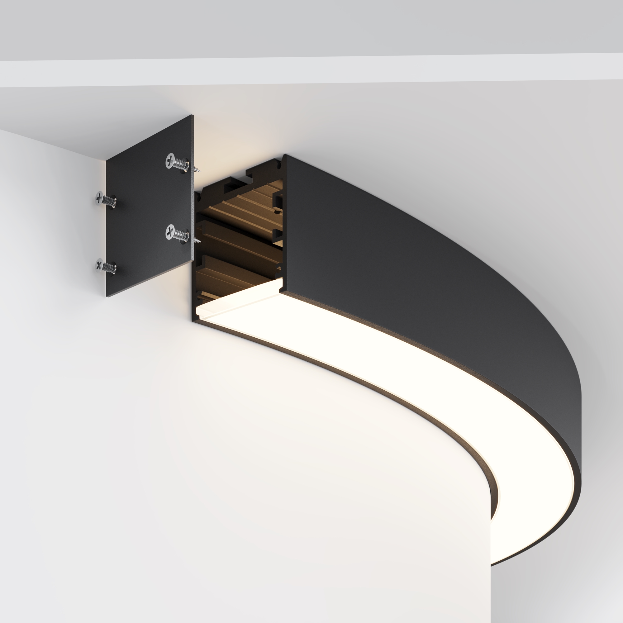 Профиль Led Strip ALM-3535R-B-D-90°-0.8M, фото 5