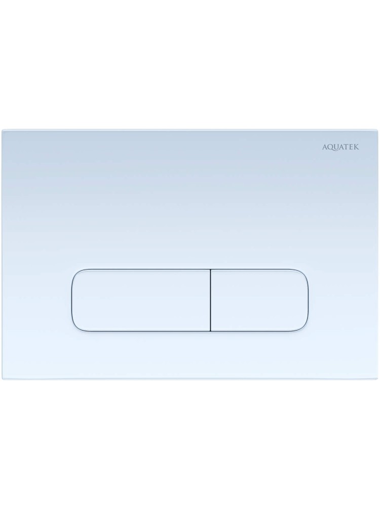 PNS-0000006 (002AQ) Панель смыва Белая глянец для INSP-0000001 Pneumo S (клавиши прямоугольная), фото 1