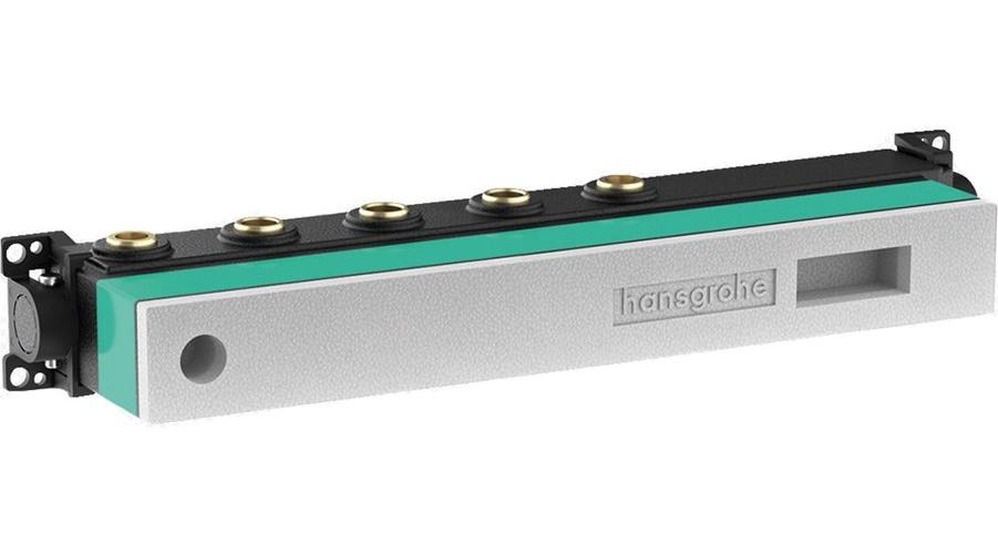 15356400S Set HG RainSelect термостатический смеситель для душа (15356400+15311180) белый/хром, фото 4