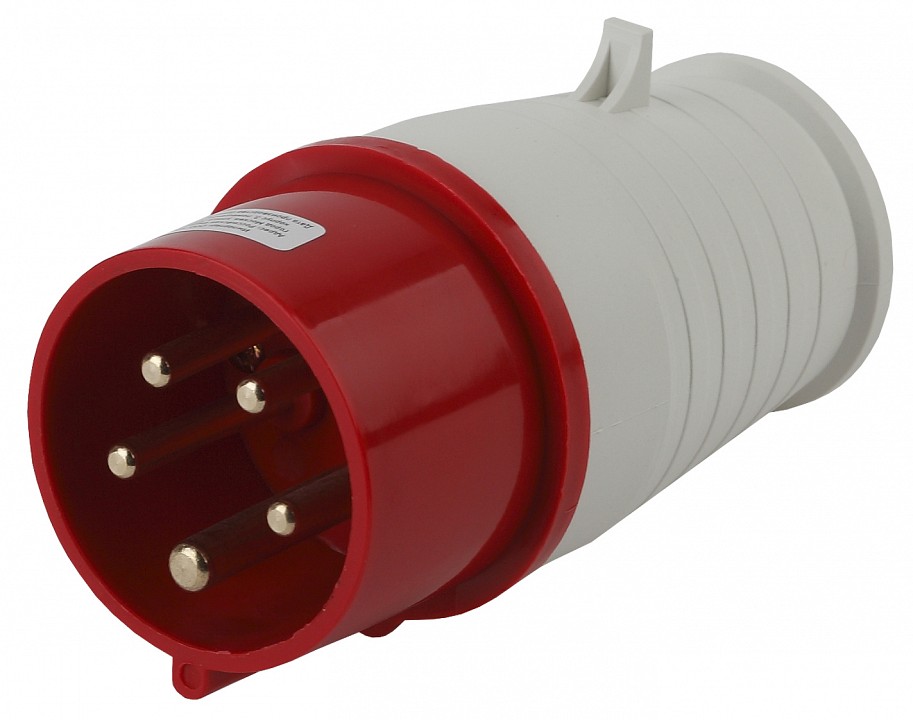 Вилка прямая 3P+PE+N Эра  V-16-3P-PE-N-IP44, фото 1