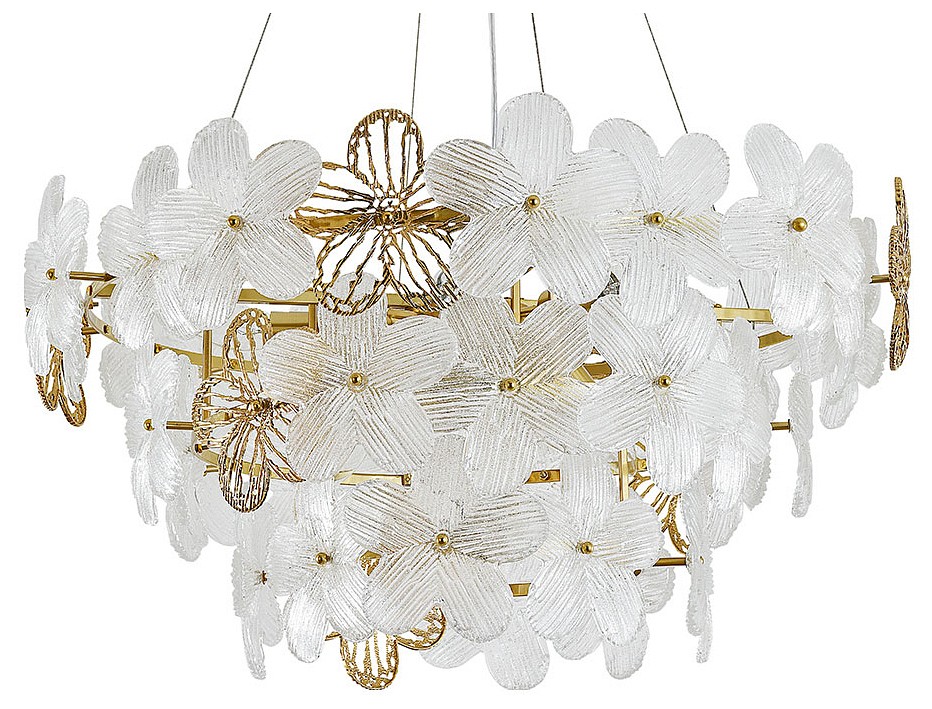 Подвесной светильник Indigo Fiori 12049/8P Brass, фото 2