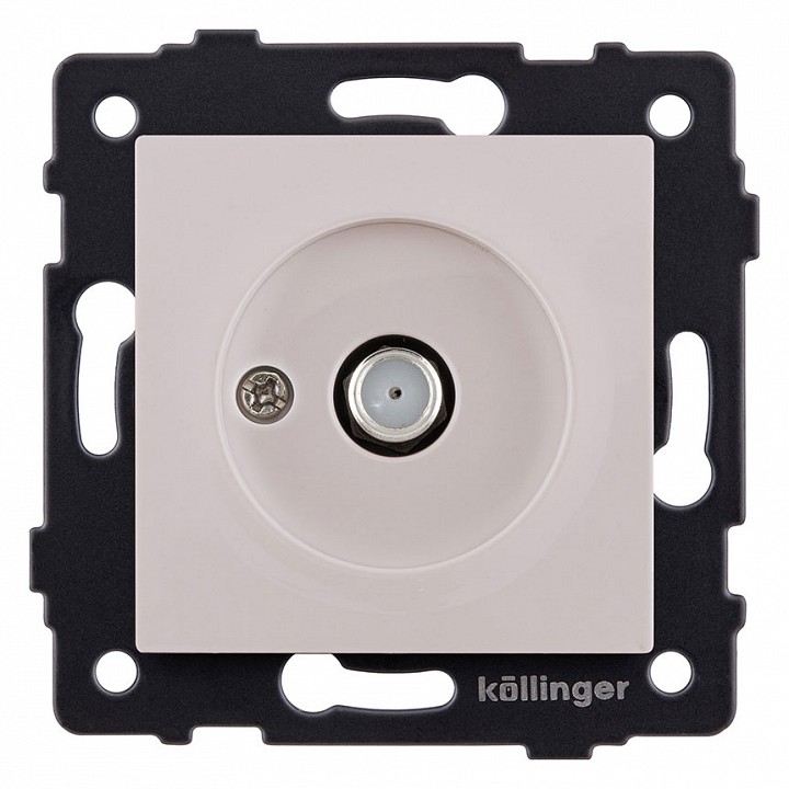 ТВ-розетка и SAT-розетка оконечная без рамки Kollinger  REA-020CM, фото 1