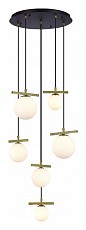 Подвесной светильник iLamp Golden 2134-6D BR+MBK