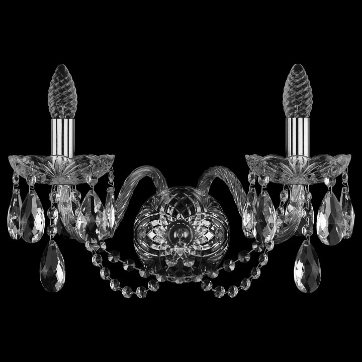 Бра Bohemia Ivele Crystal 1400 1402B/2/195XL/Ni, фото 2