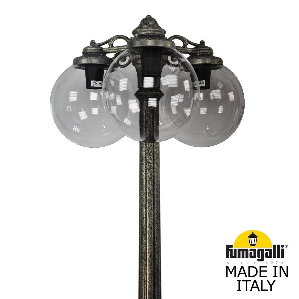 Фонарный столб Fumagalli Globe 300 G30.157.S30.BZE27DN, фото 3