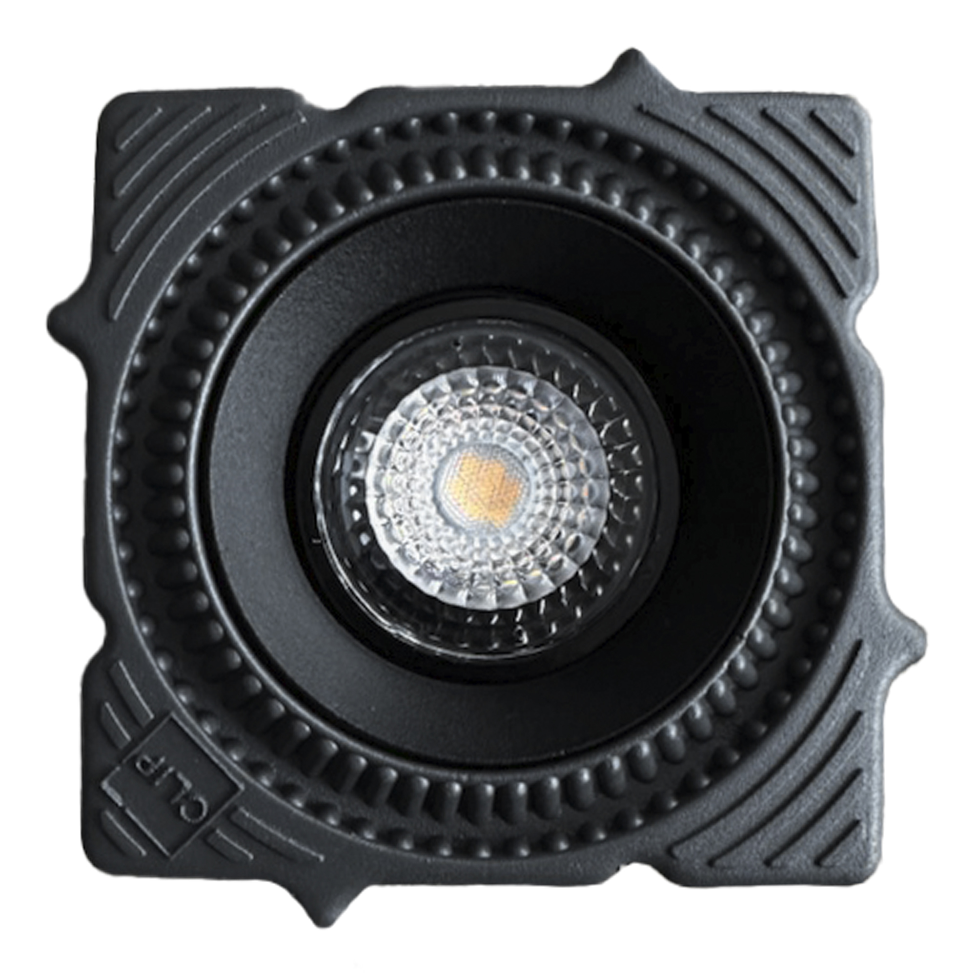 ST753.438.07 Св-к встр. светодиодный в натяжной ПВХ потолок Черный LED 1*7W 3000K 560Lm Ra80 60° Встраиваемые светильники, фото 2