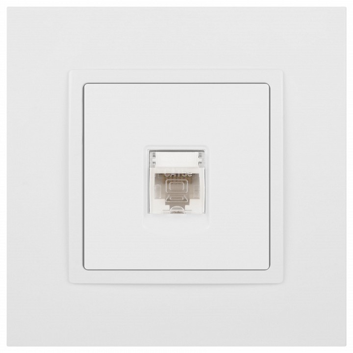 Розетка Ethernet RJ-45 без рамки Эра Эра Elegance 14-3107-01М, фото 3