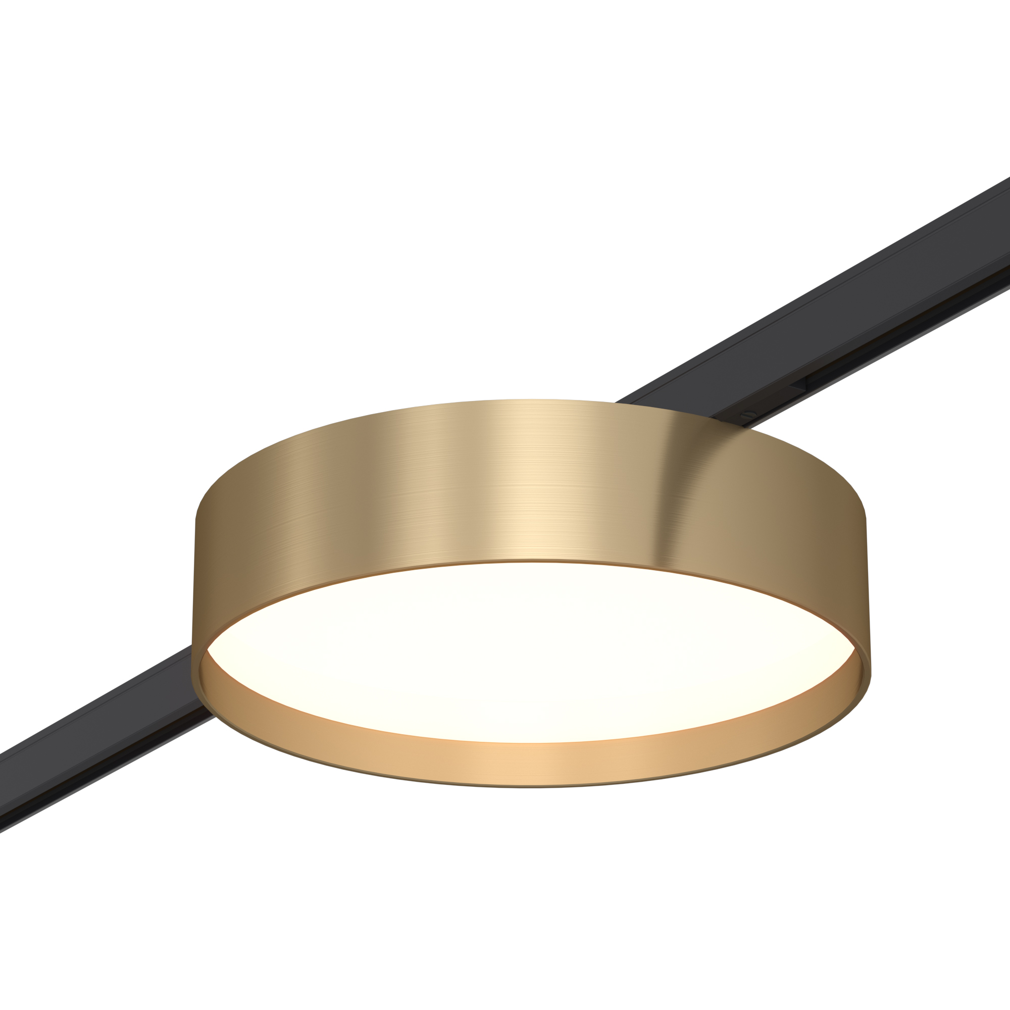 ST670.346.12 Магнитный трековый светильник Латунь LED 1*12W 4000K 500Lm Ra>80 100° IP20 D113xH34 24V СУПЕР5, фото 1