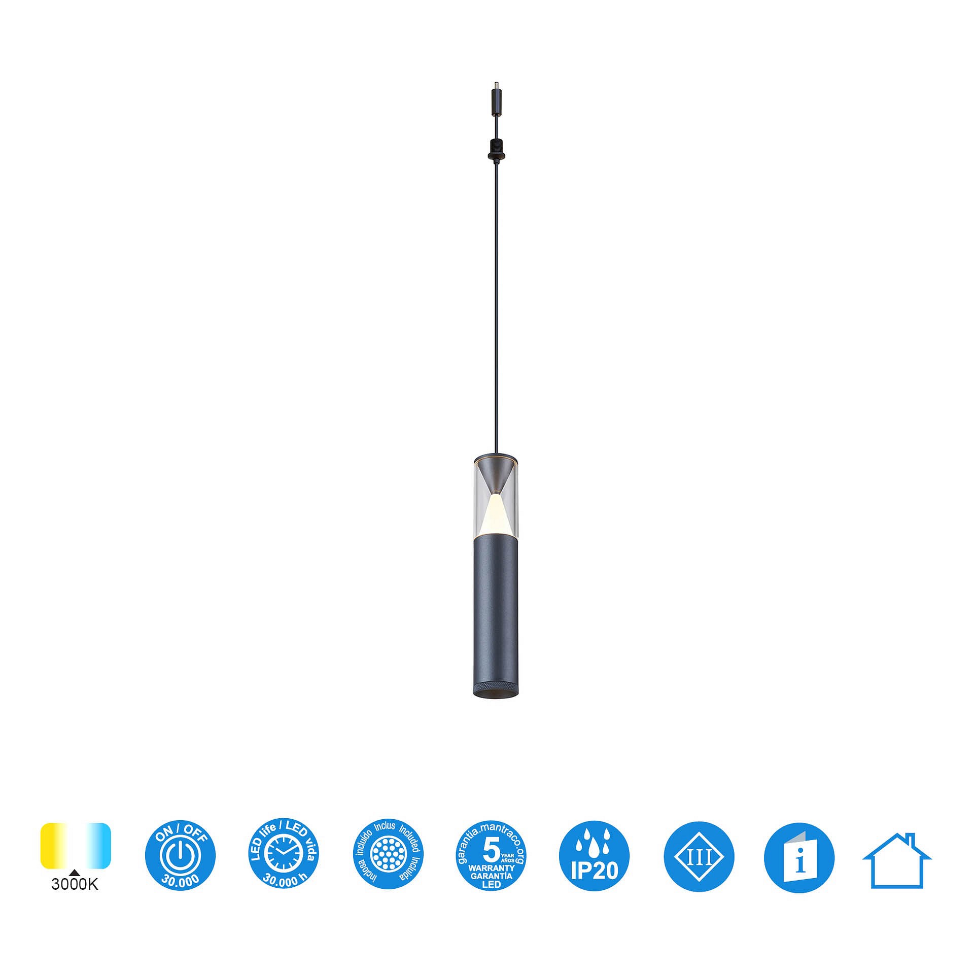 Подвесной светильник Mantra Spark 9325, фото 4