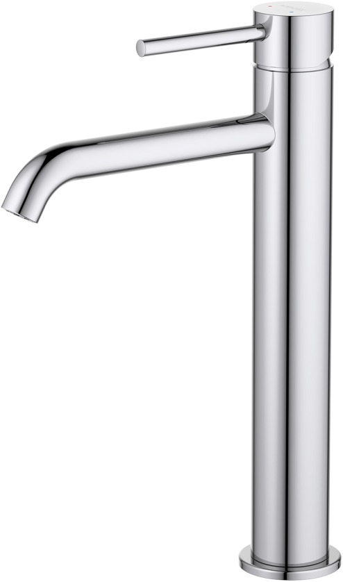 AQ1304CR ЕВРОПА смеситель для раковины высокий 215, без донного клапана, фото 1