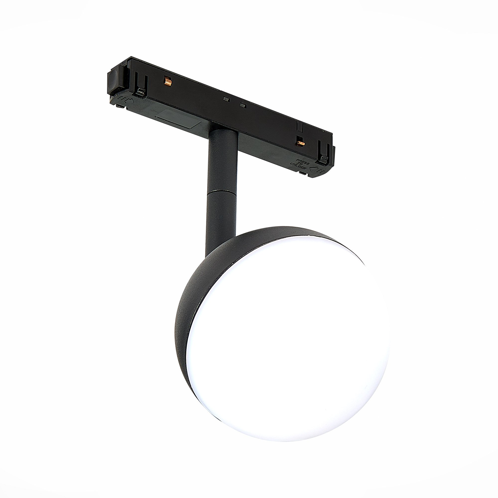 ST358.446.07 Магнитный трековый светильник Черный LED 1*7W 4000K 520Lm Ra>80 120° IP20 L120xW90xH192 СКАЙЛАЙН 48V, фото 3