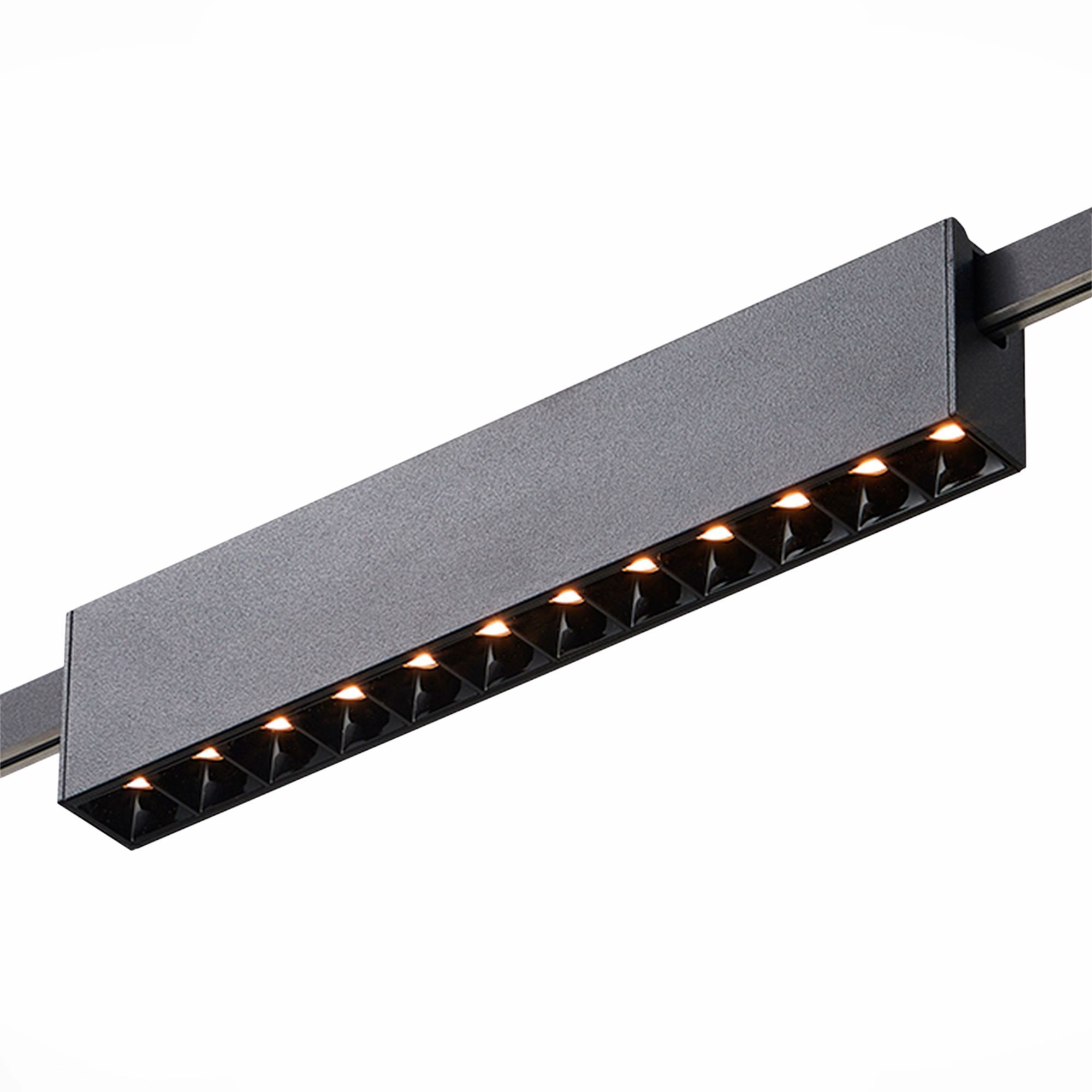 ST816.446.12 Магнитный трековый светильник FARM Черный LED 1*12W 4000K 706Lm Ra90 40 IP20 L232xW24x ФАРМ