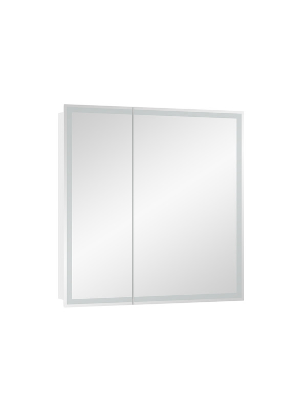Зеркало-шкаф Allure Led 800х800 с датчиком движения, розеткой, фото 2