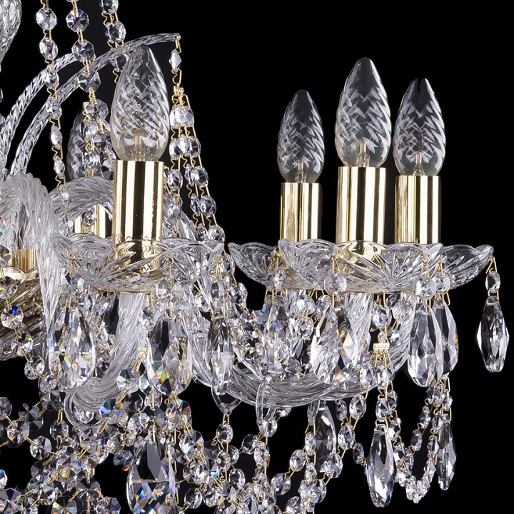 Подвесная люстра Bohemia Ivele Crystal 1411 1411/10/240/G, фото 3