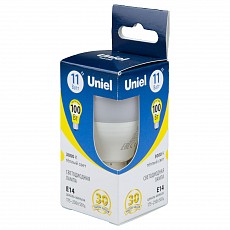 Лампа светодиодная Uniel  E14 11Вт 3000K UL-00006843, фото 1