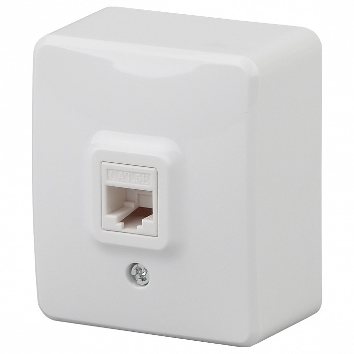 Розетка Ethernet RJ-45 Эра Эра Эксперт 11-3203-01, фото 2